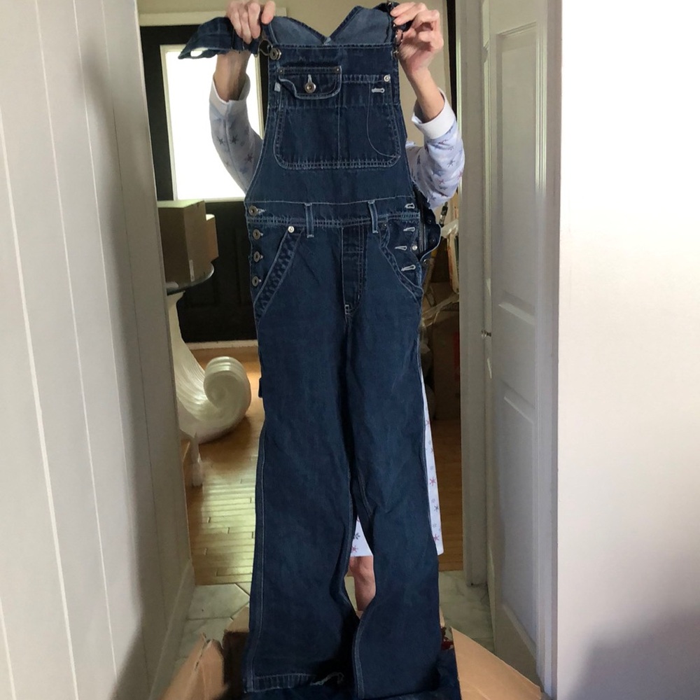 Silver overalls